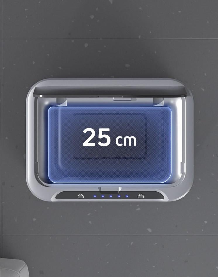 Відро для сміття сенсорне JAH прямокутне з внутрішнім відром 13 л Металік - фото 5 Відро для сміття сенсорне JAH прямокутне з внутрішнім відром 13 л Металік - фото 5