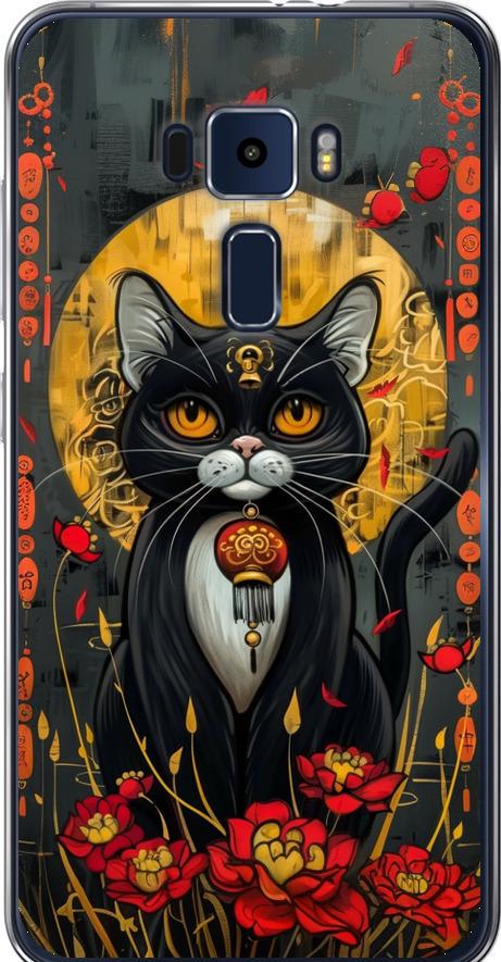 Чехол на Asus Zenfone 3 ZE552KL China Cat (6134u-448-42517) Чехол на Asus Zenfone 3 ZE552KL China Cat (6134u-448-42517)