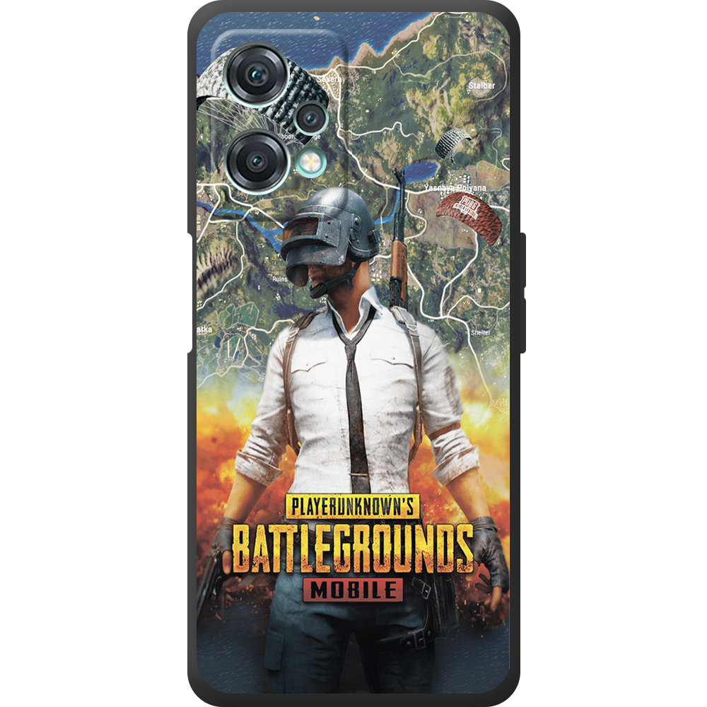 Чохол OnePlus Nord CE 2 Lite 5G PUBG Mobile Чорний силікон (44617-up2309-44622)
