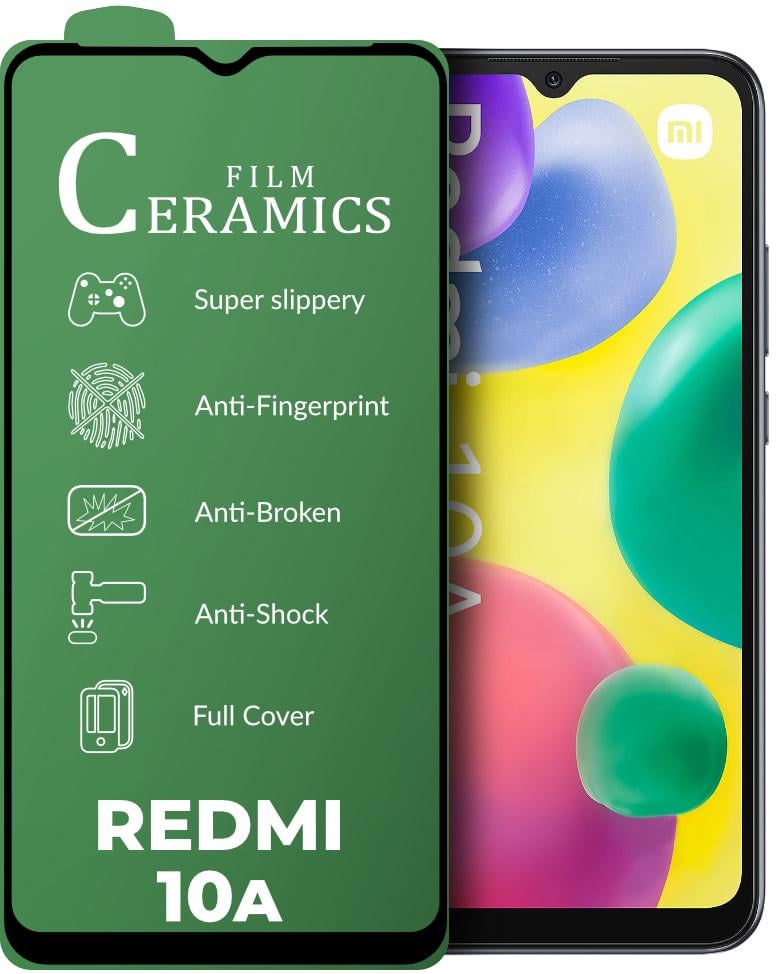 Пленка защитная Ceramics Xiaomi Redmi 10A керамическая 9D (33818)
