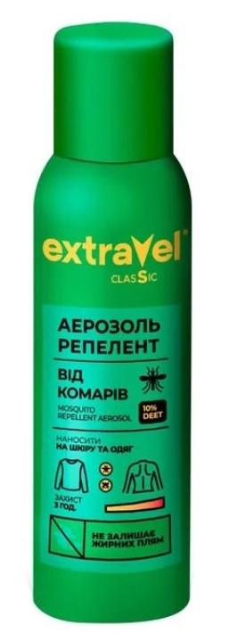 Аерозоль-репелент від комарів Extravel Classic 100 мл (2623749351)