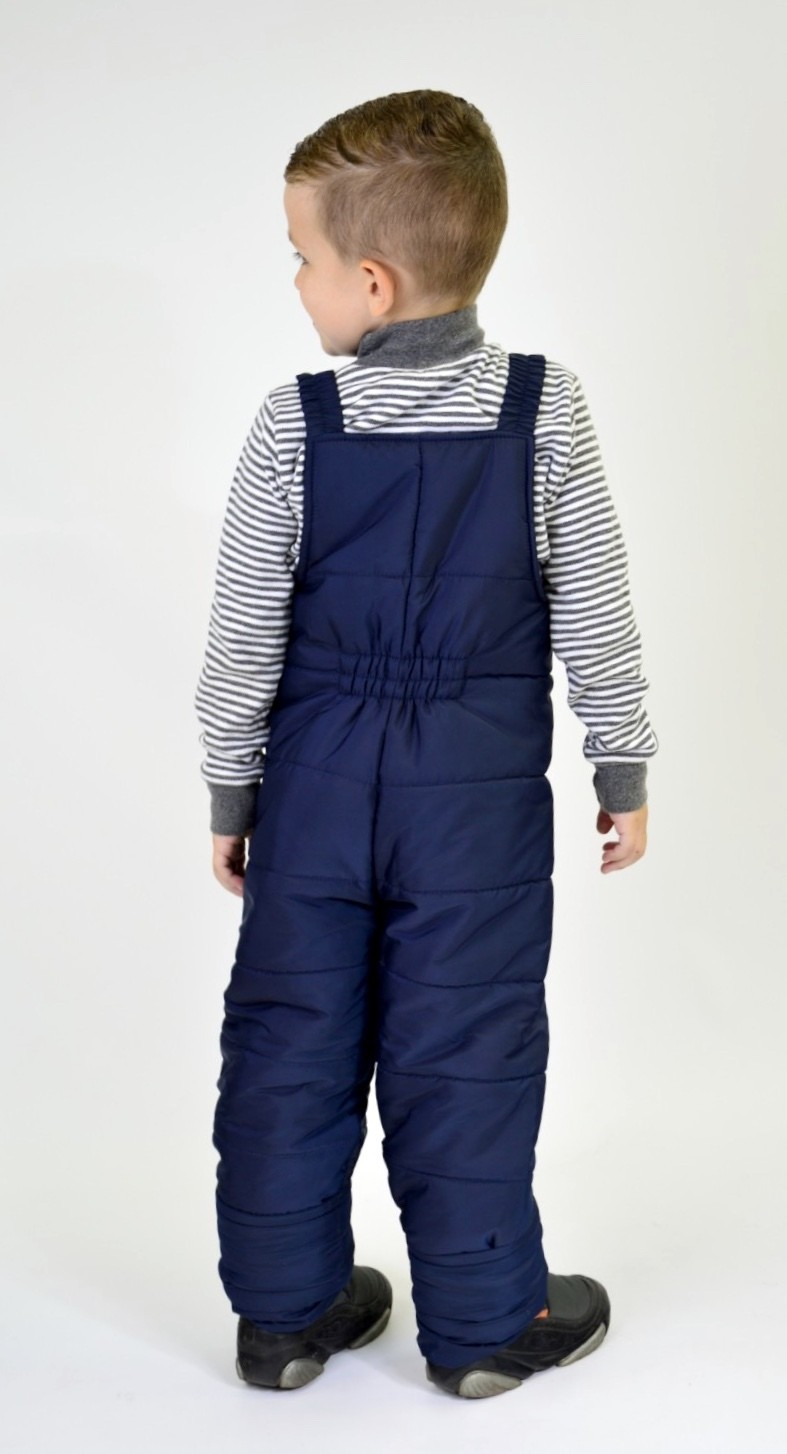 Полукомбинезон детский для мальчика теплый зимний на флисе р. 110 Синий (пк110см) - фото 2 Полукомбинезон детский для мальчика теплый зимний на флисе р. 110 Синий (пк110см) - фото 2