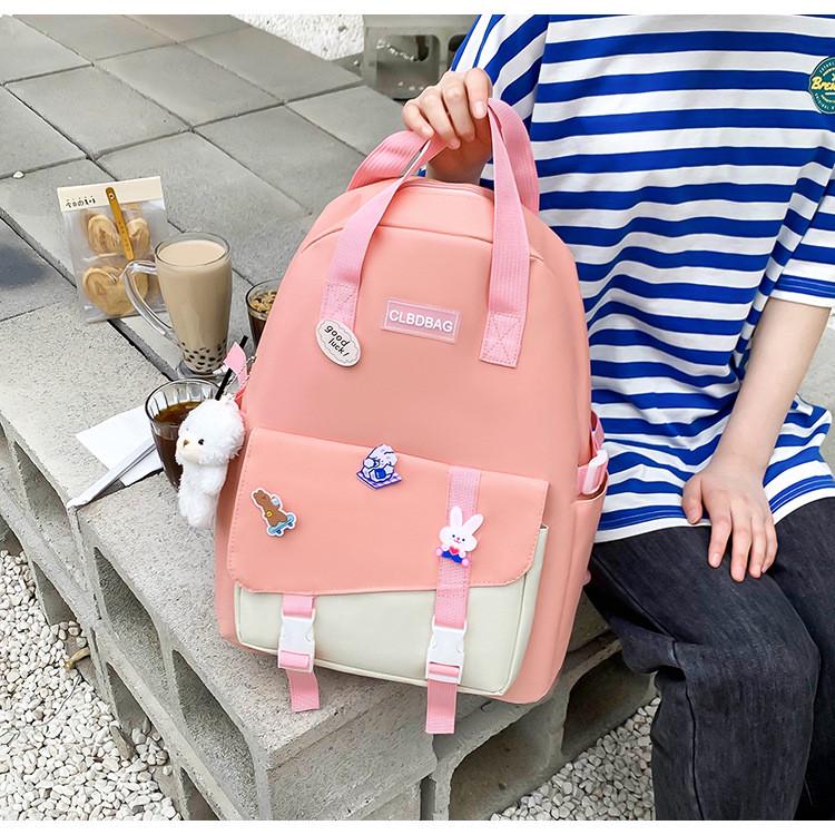 Школьный рюкзак унисекс 4в1 Розовый (CL-9492-3) - фото 3 Школьный рюкзак унисекс 4в1 Розовый (CL-9492-3) - фото 3