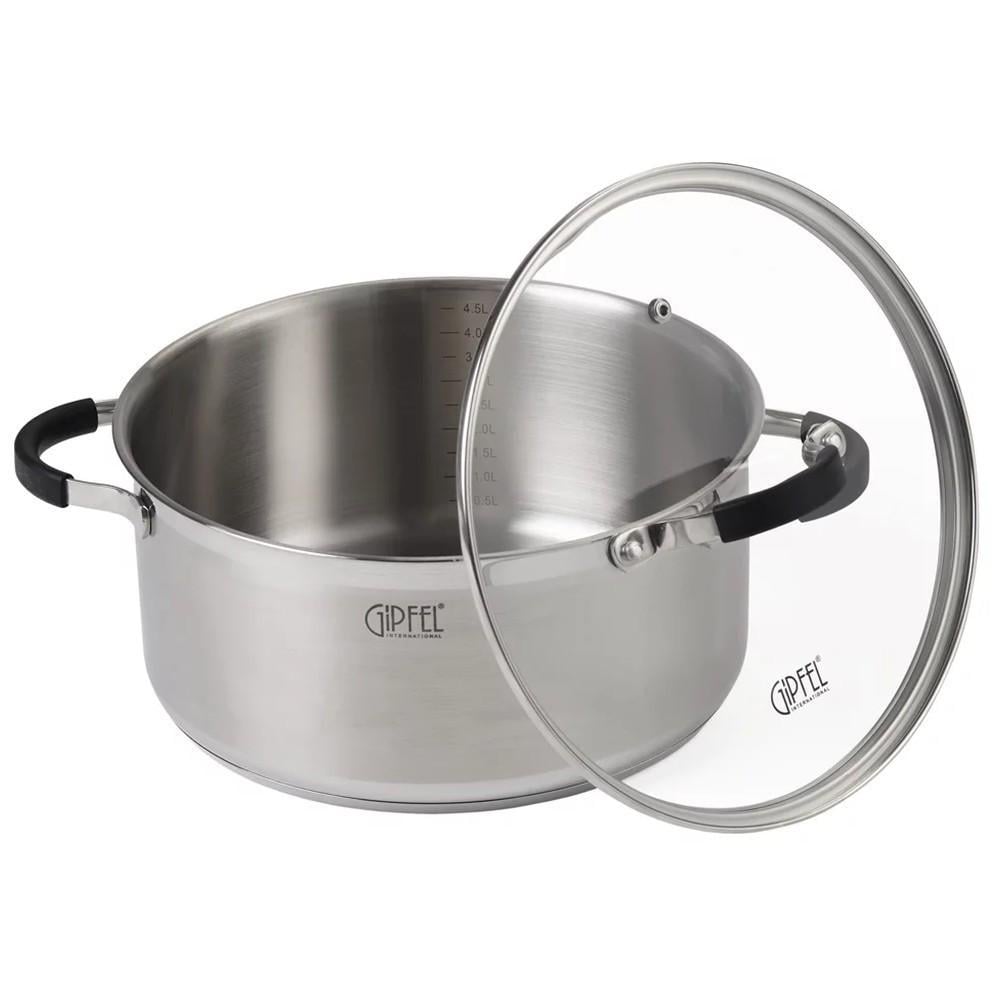 Кастрюля с крышкой GIPFEL Metropole 4,5 л (1735)