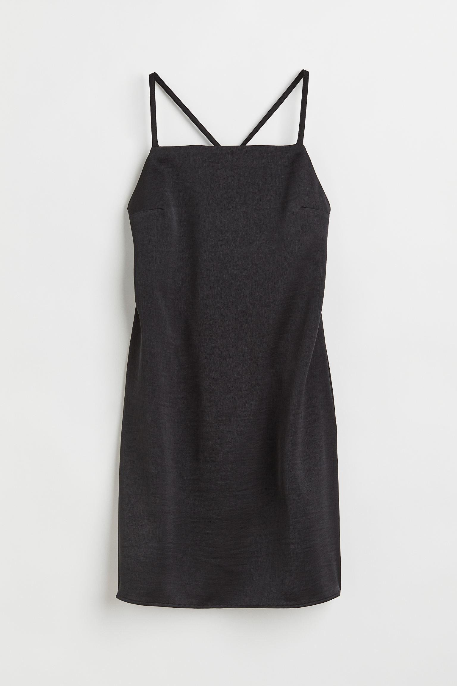 Сукня атласна L Чорний (10747455wer)