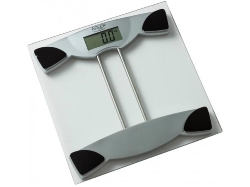 Весы напольные электронные Adler AD 8124 автоотключение и обнуление ЖК дисплей 150 кг (4408)