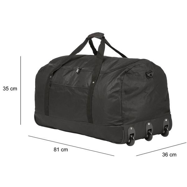 Сумка дорожня на колесах TravelZ Wheelbag 100 Black - фото 4