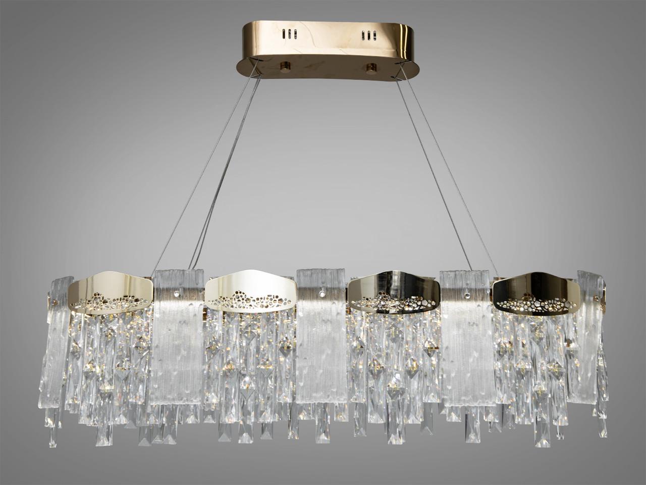 Люстра хрустальная LED 9152-L900x300G (2437596156)