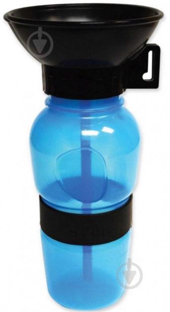 Поилка для собак переносная Dog Water Bottle 7363 550 мл Синяя