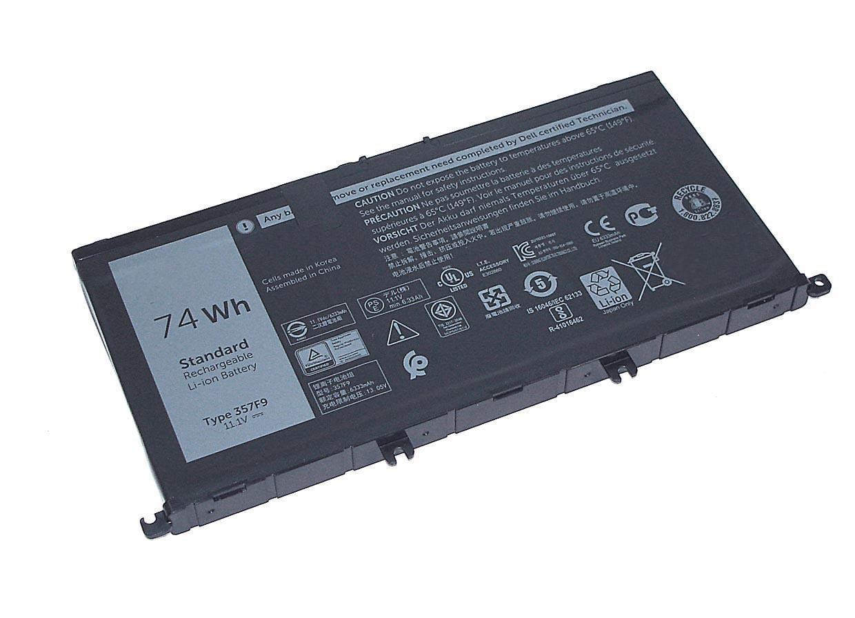 Аккумулятор для ноутбука Dell 357F9 Inspiron 15 7000 11,1 V 6330 mAh Black (065226)
