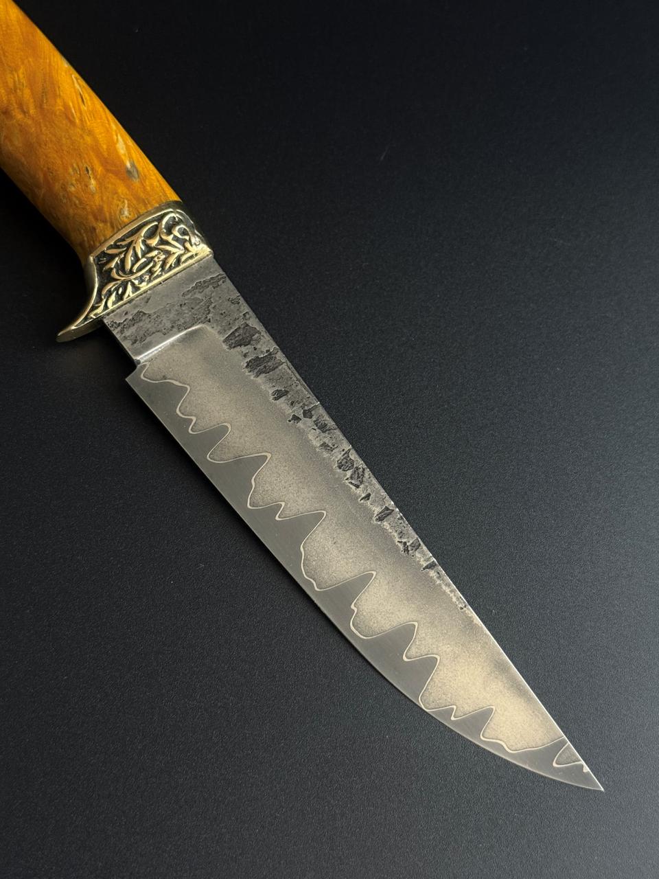 Нож туристический Gorillas BBQ 24,5 см Коричневый (KN198) - фото 7