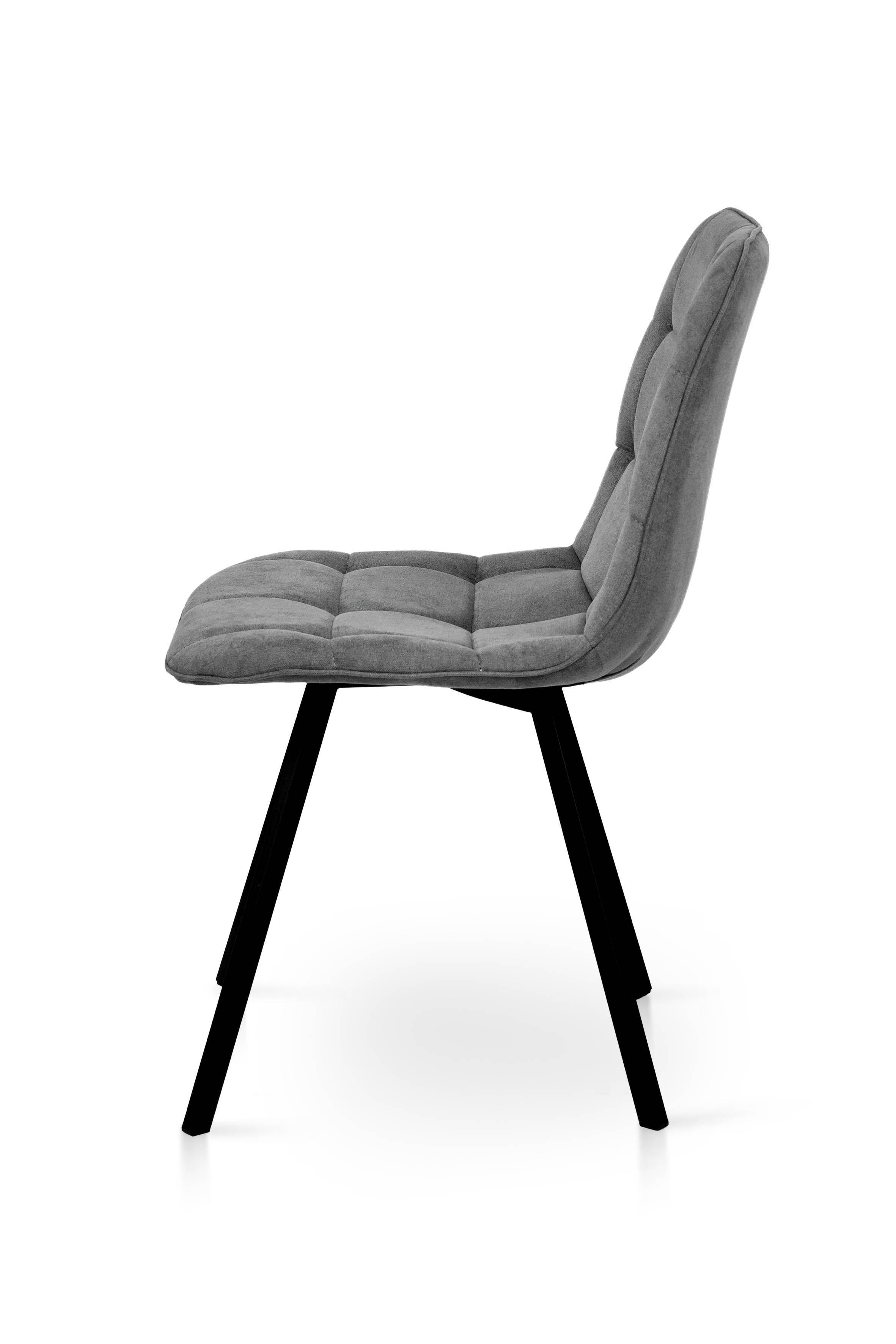 Стілець для кухні та вітальні Фіджи Софт 470х840х580 мм Чорний/Темно-сірий (GAА0056047) - фото 5 Стілець для кухні та вітальні Фіджи Софт 470х840х580 мм Чорний/Темно-сірий (GAА0056047) - фото 5