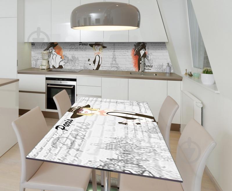 Наклейка виниловая на стол Zatarga "Модницы" 600х1200 мм Наклейка виниловая на стол Zatarga "Модницы" 600х1200 мм