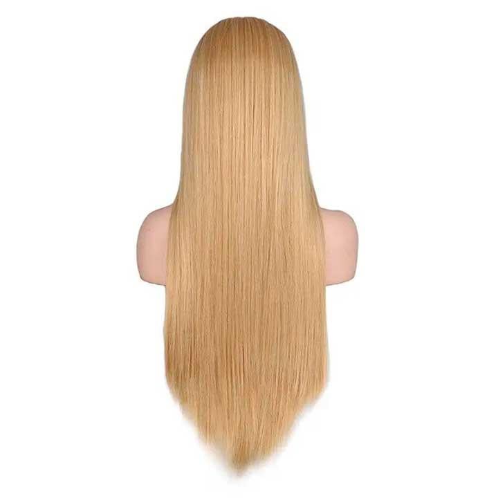 Перука рівне аніме з довгим чубчиком 70 см Пшеничний блонд (X0000495-8)