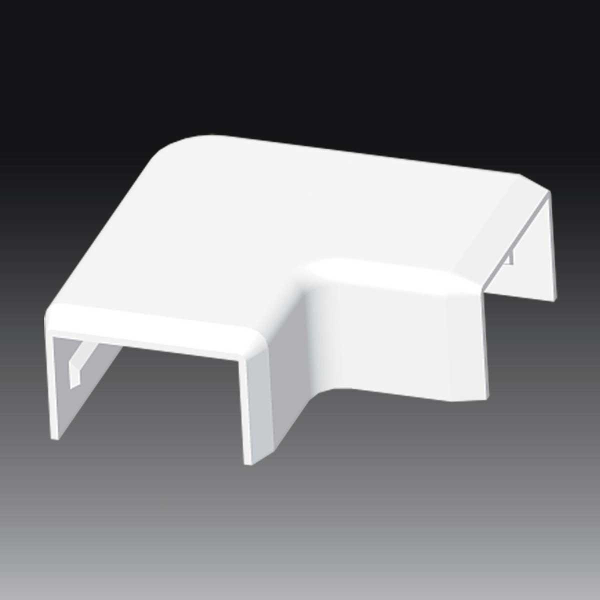 Угол плоский KOPOS для короба LHD 25x15 мм ПВХ Белый (8693_HB)