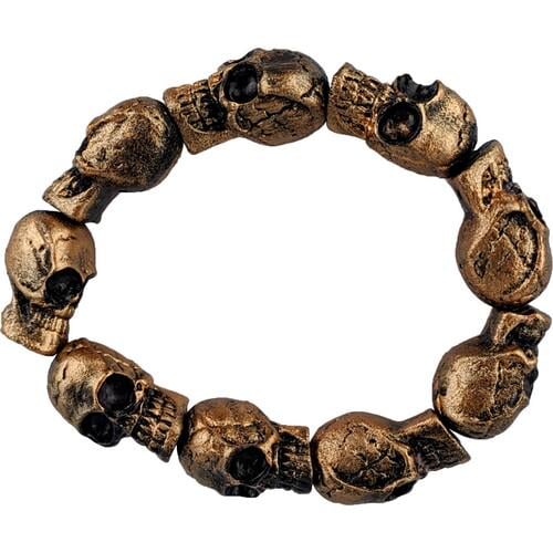 Браслет Черепа Seta Decor 23-581BLK-BZ