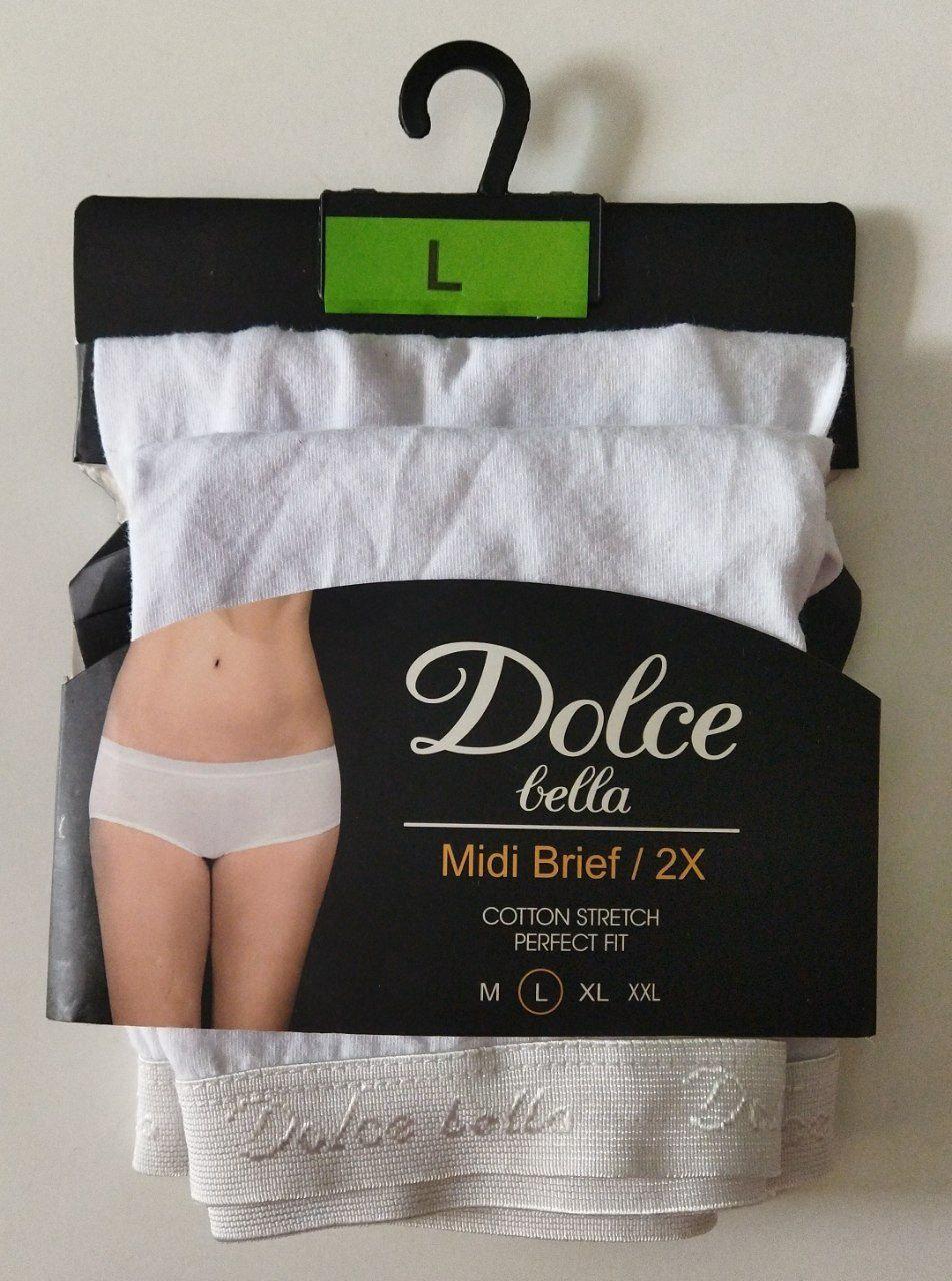 Трусики бавовняні Dolce bella midi brief 2 шт. L Трусики бавовняні Dolce bella midi brief 2 шт. L