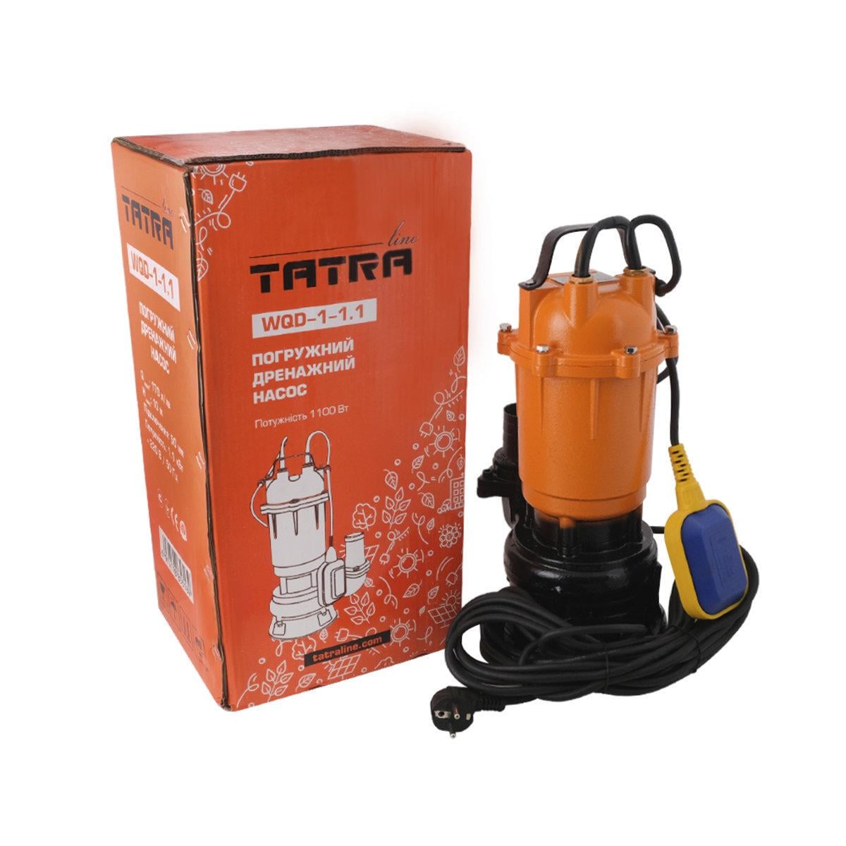 Насос фекальный Tatra-line WQD1-1.1 А (SW-47426) Насос фекальный Tatra-line WQD1-1.1 А (SW-47426)