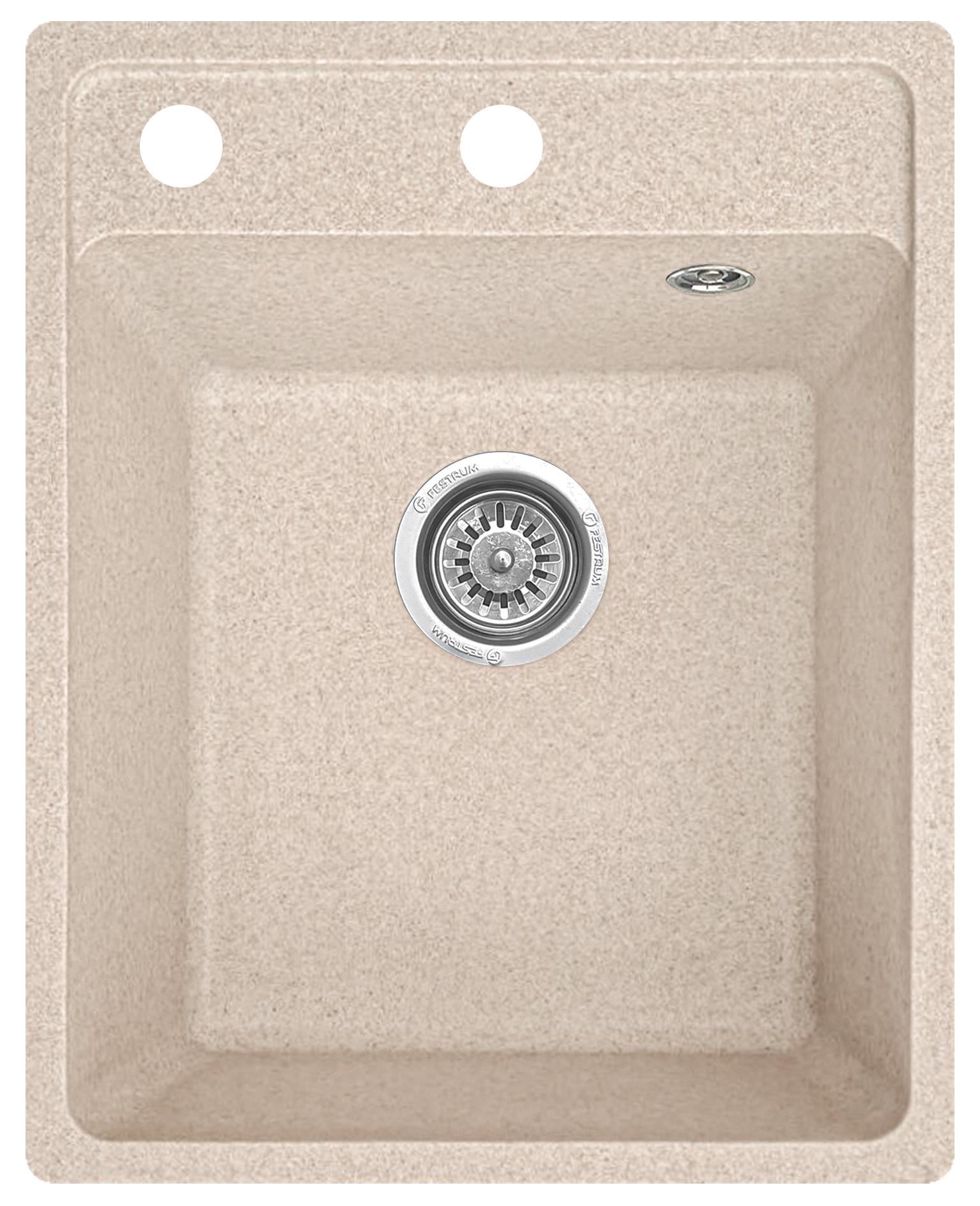 Мийка кухонна Valetti 85LC 510х410 мм Бежевий (Valetti_85LC_Sahara)