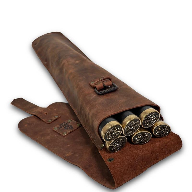 Набор шампуров BS62 Украинский герб в чехле из кожи