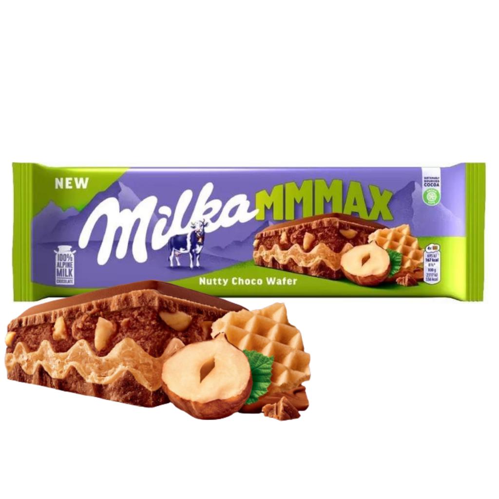 Шоколад молочный Milka Nutty Choco Wafer 270 г (22445294)