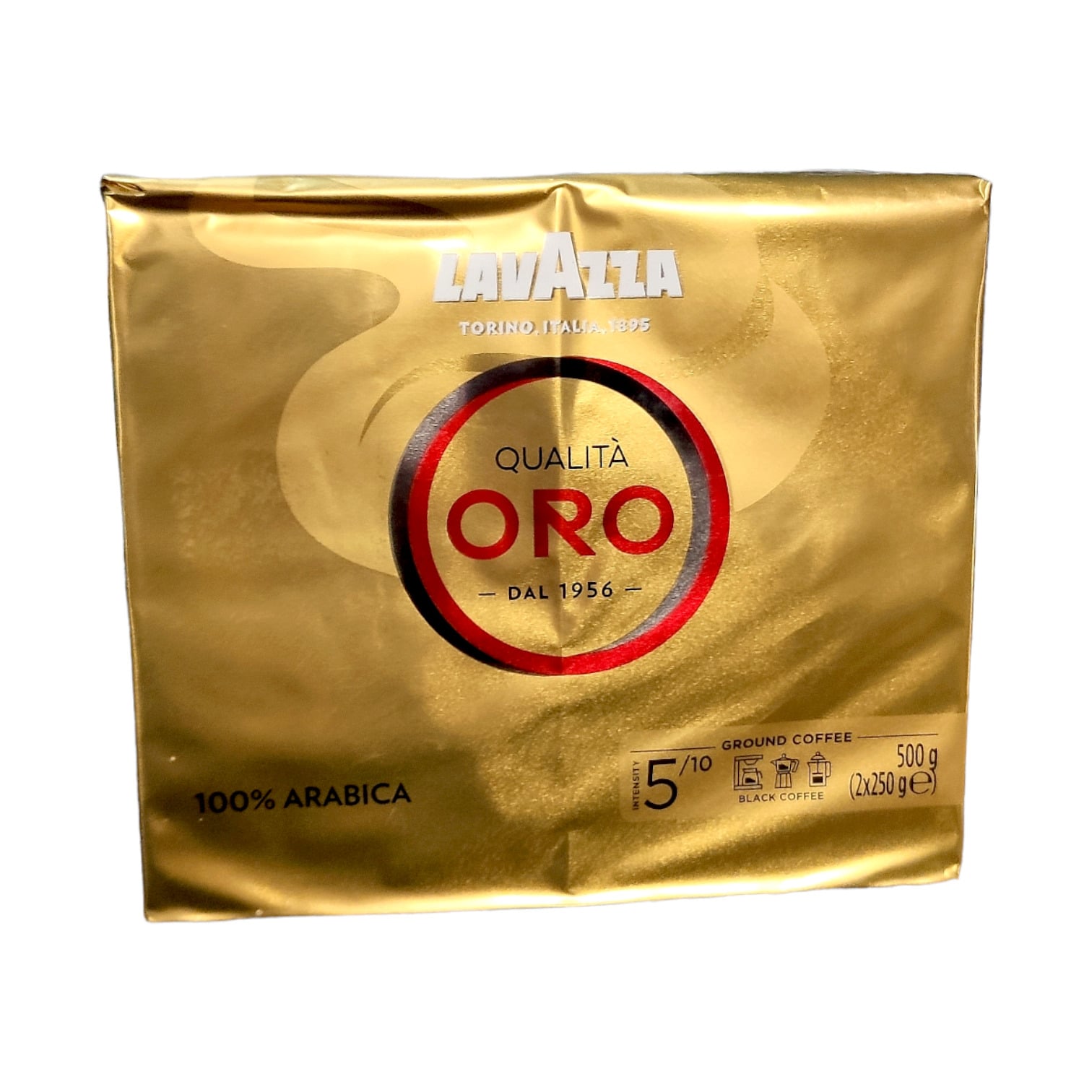Кофе молотый Lavazza Qualita Oro спайка 2 х 250 г (Lav449004)