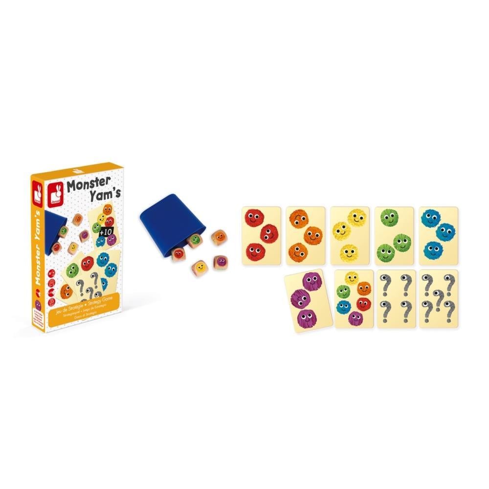 Настільна гра дитяча розвивальна Janod Монстри 2-5 гравців 5+ років (J02739)