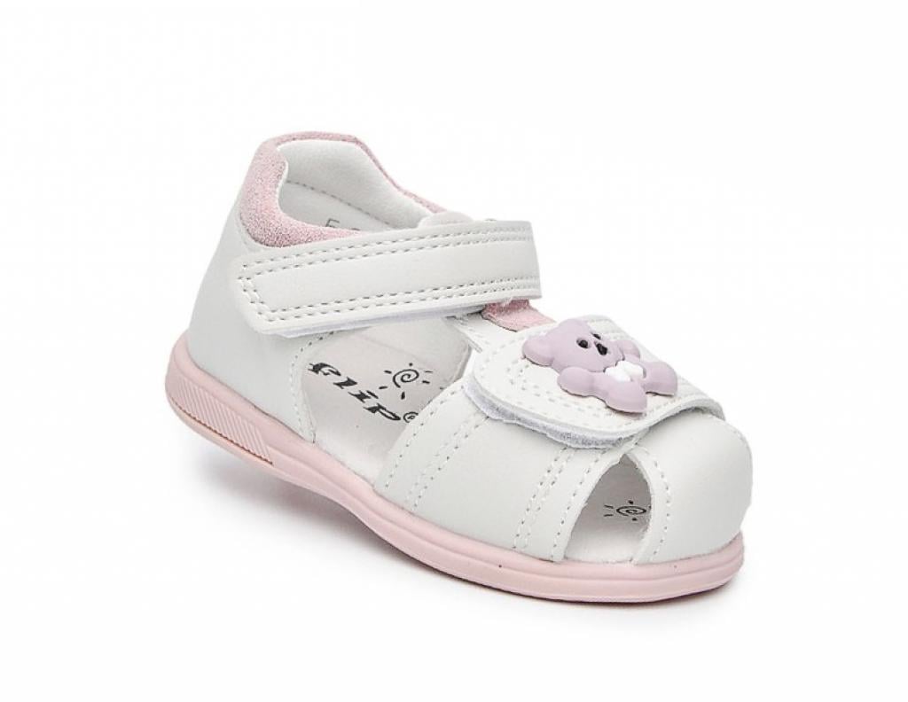 Cандали для девочек 65055 р. 19 Серо-розовый