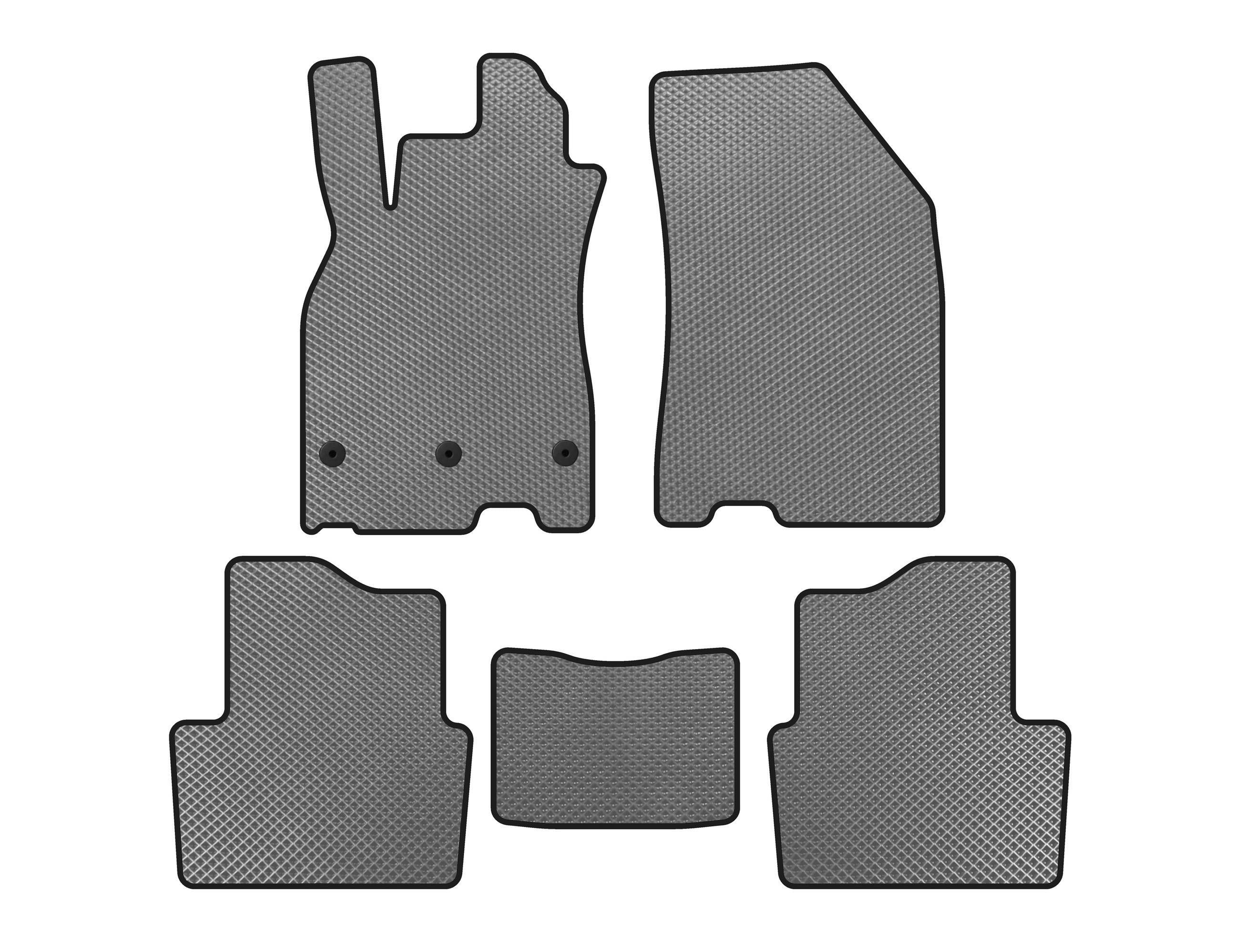 Коврики EVA Digital Designs для Renault Megane III 2009-2016 гг. Серый (143431)