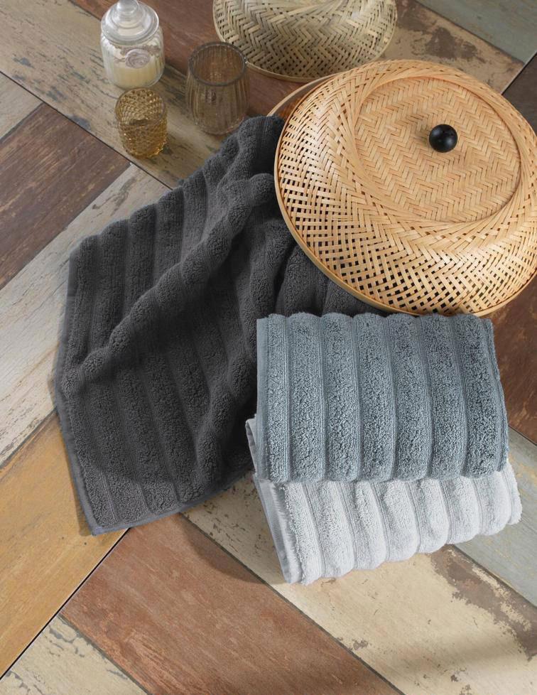 Набор полотенец Cestepe MicroCotton Delux Ezgi-9 50х90 см 3 шт.