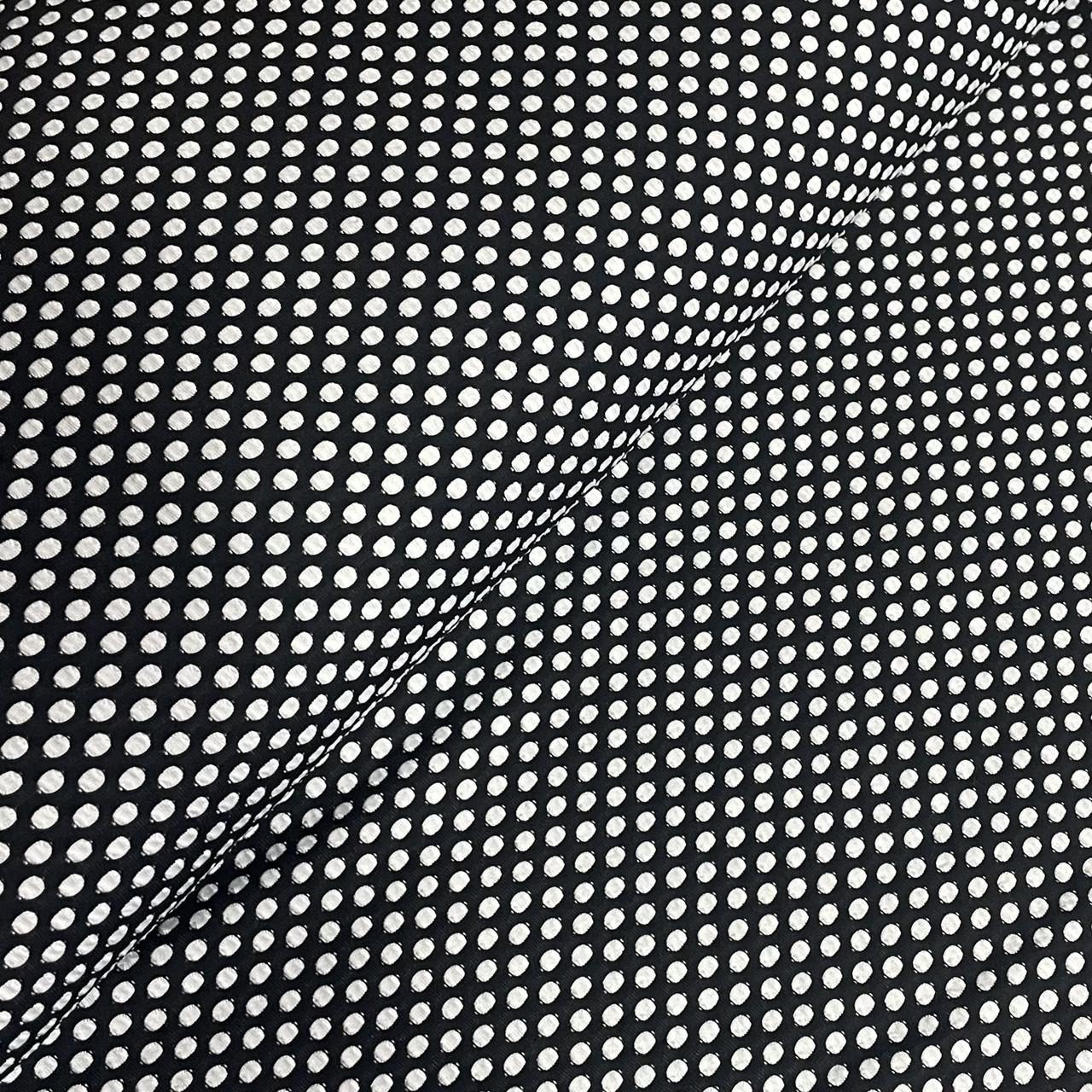 Ткань трикотаж горох Черный (24479500)