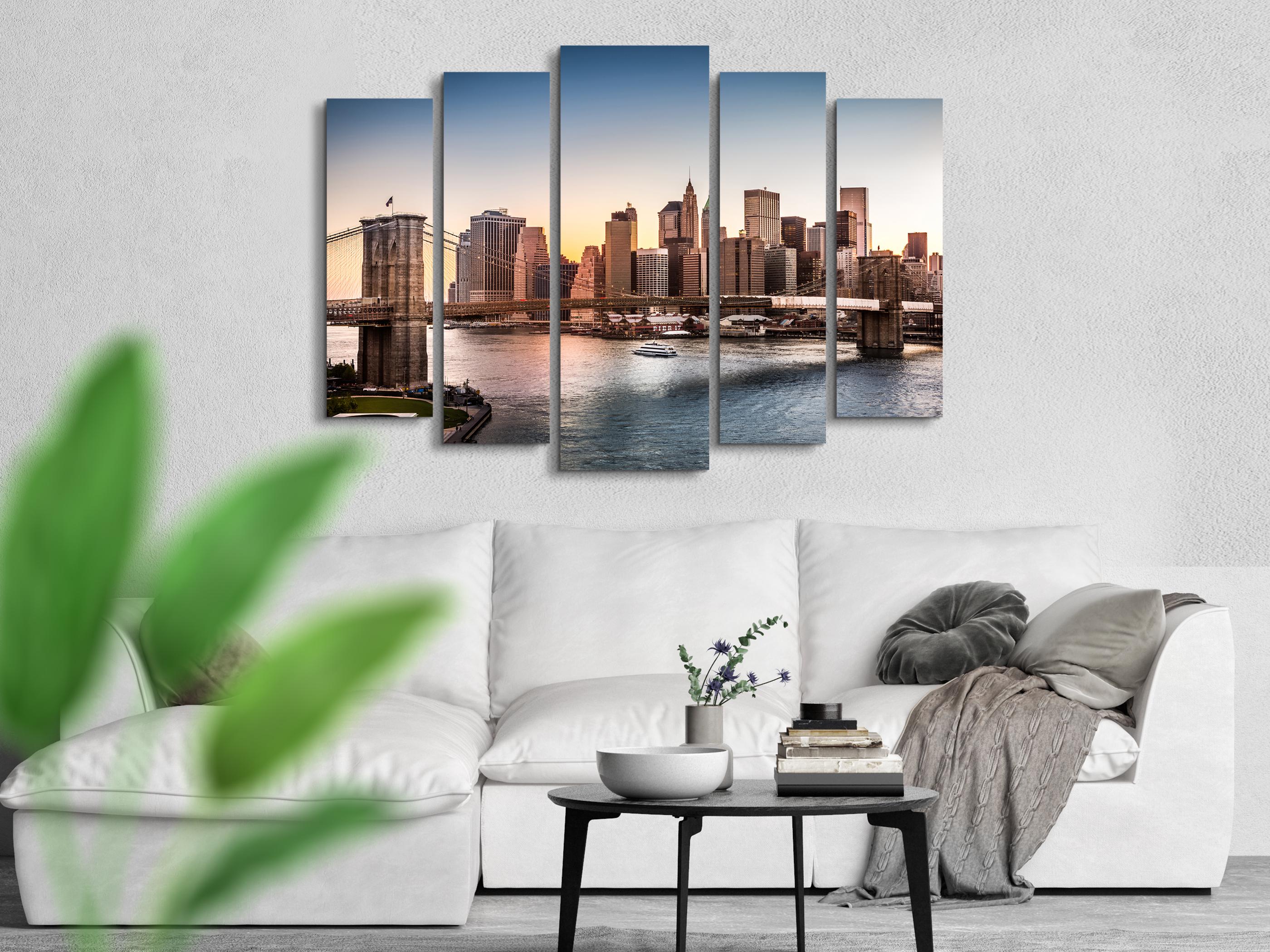 Картина модульная Город 105х150 см (Art-286_5) - фото 2 Картина модульная Город 105х150 см (Art-286_5) - фото 2