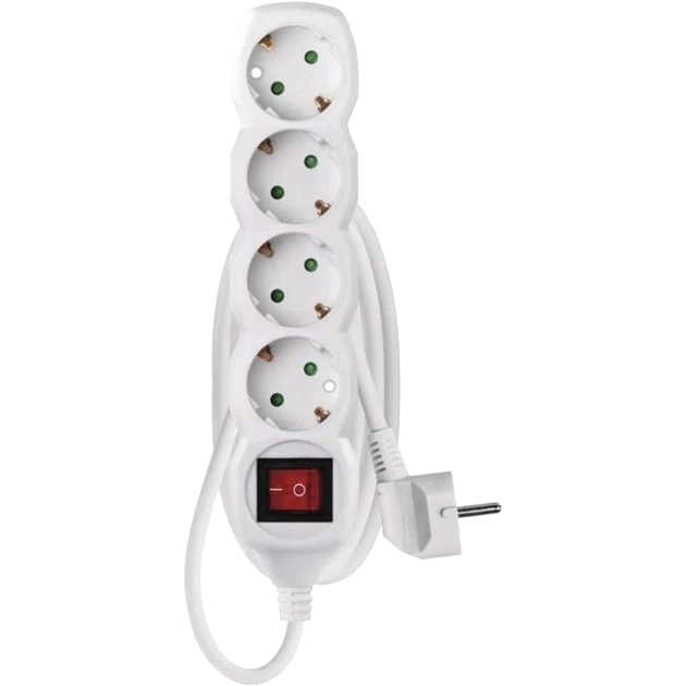 Подовжувач мережевий EMOS P1421R 4 розетки 1,5 м (2983440821)