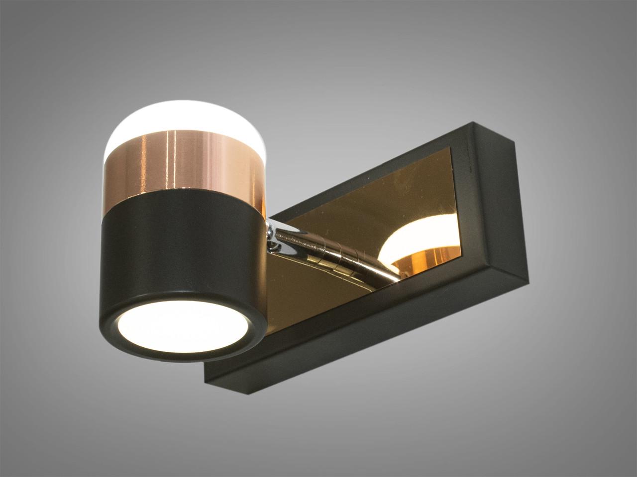 Подсветка для зеркал и картин 5871-1-LS 5W Черный/Золотой (2019840847) - фото 2 Подсветка для зеркал и картин 5871-1-LS 5W Черный/Золотой (2019840847) - фото 2