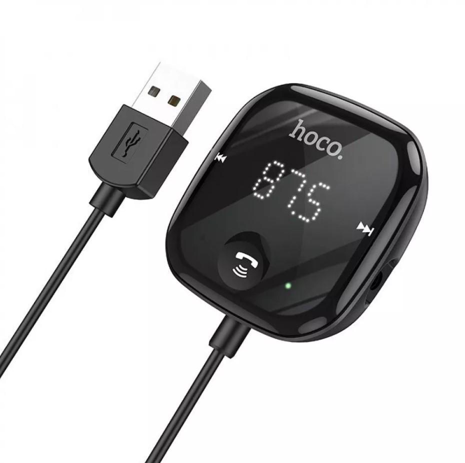 Модулятор автомобильный FM Hoco E65 Bluetooth/TF/AUX - фото 3