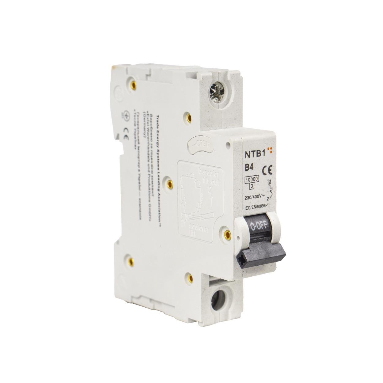 Модульный автоматический выключатель TESLA NTB1 63 10KA 1P (79) Модульный автоматический выключатель TESLA NTB1 63 10KA 1P (79)