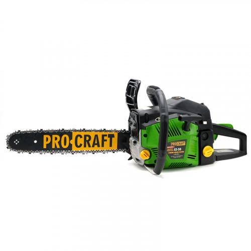 Бензопила ProCraft GS50 шина 40/45 см 2 шини/2 ланцюги (000015343) Бензопила ProCraft GS50 шина 40/45 см 2 шини/2 ланцюги (000015343)