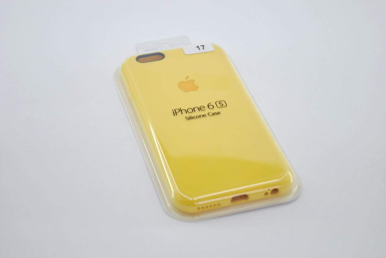 Чохол для телефону iPhone X/XS Silicone Case FULL №4 yellow