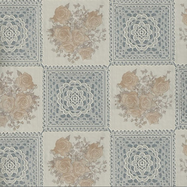 Клеенка виниловая ажурная STENSON 3D печать 1,37х20 м МА-2142