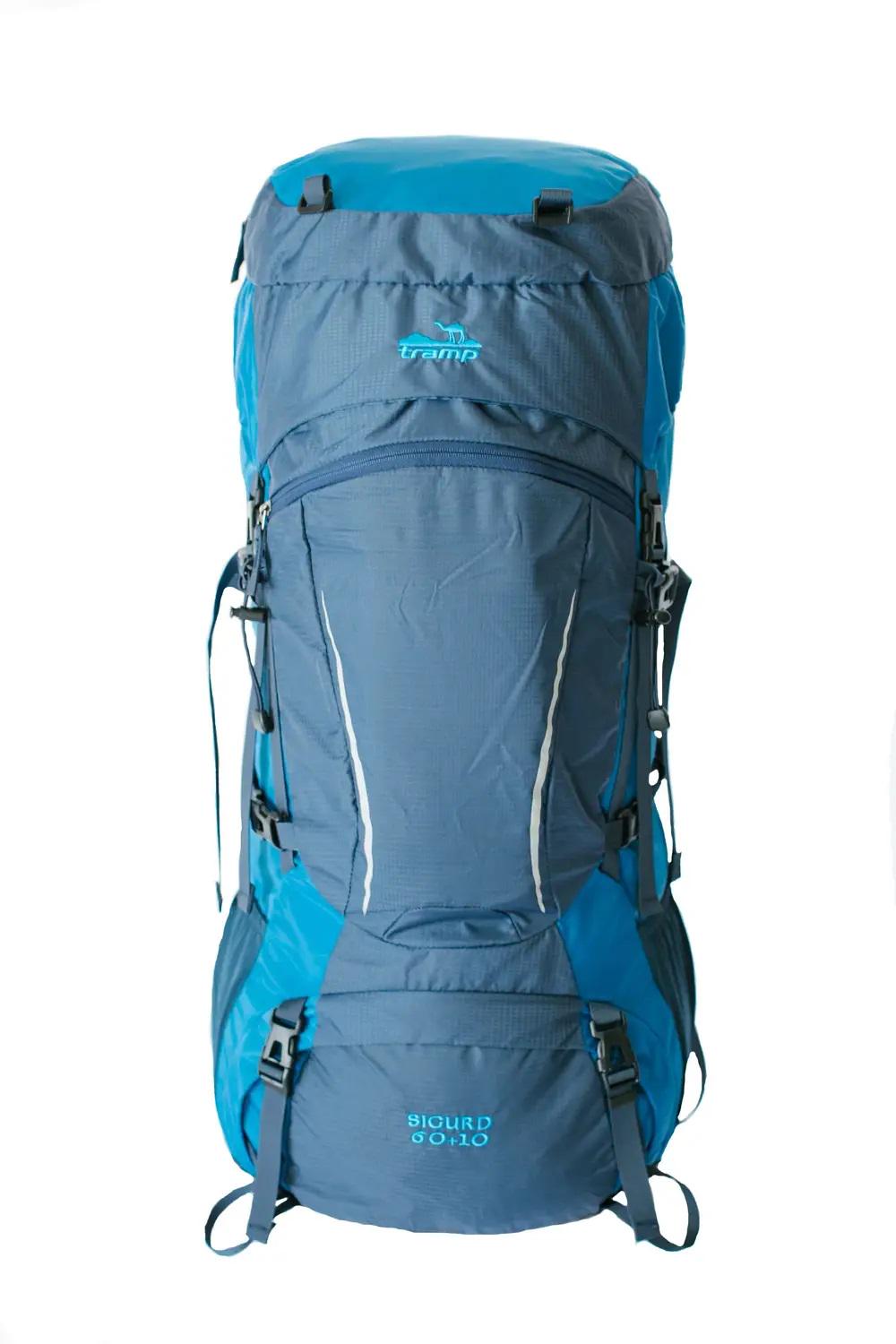 Рюкзак туристический Tramp Sigurd 60+10л 70х30х26 см Синий (UTRP-045-blue)