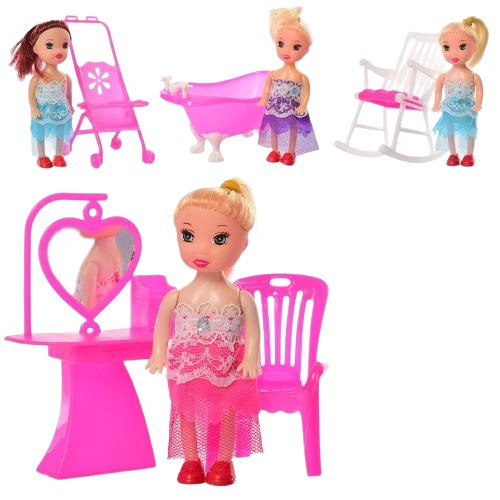 Набор кукол Bambi 4 шт. 9905-86-88 B (IR00041)