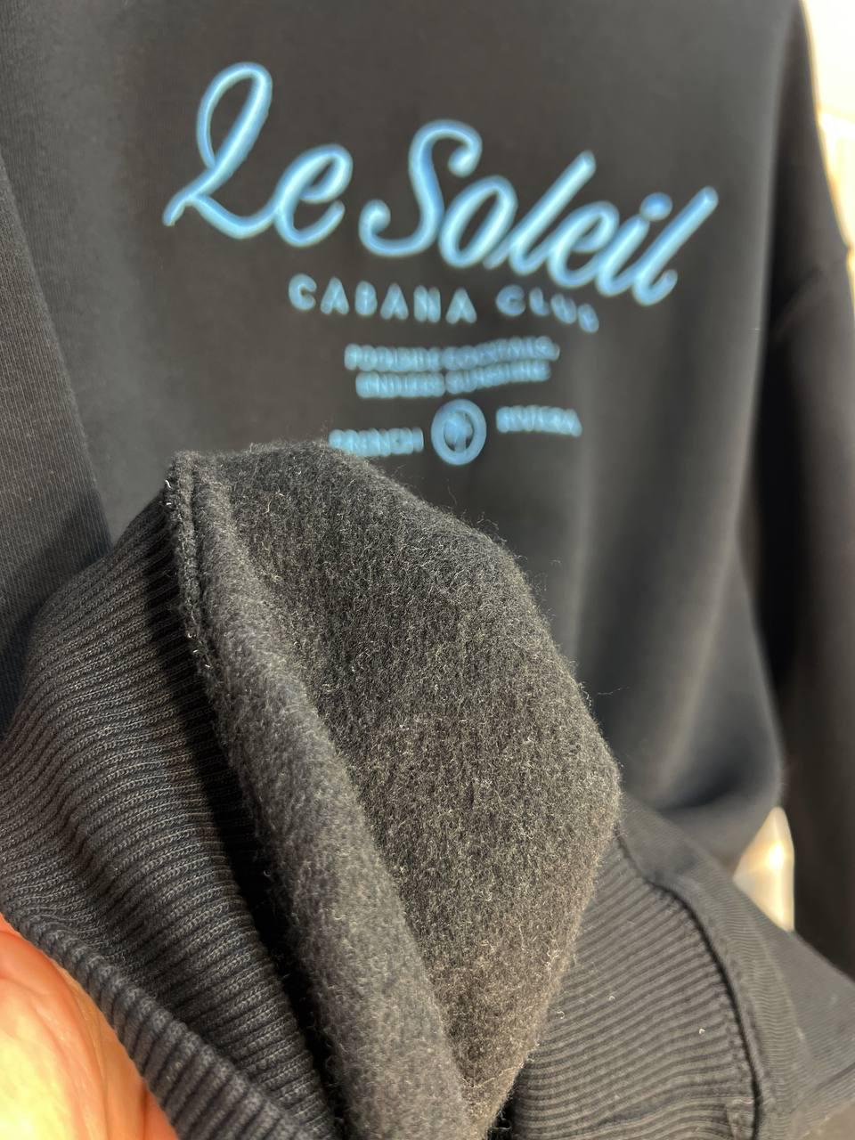 Свитшот женский PEPPER MINT 24-03 оверсайз удлиненный вышивка спереди утепленный L Черный (953) - фото 5 Свитшот женский PEPPER MINT 24-03 оверсайз удлиненный вышивка спереди утепленный L Черный (953) - фото 5