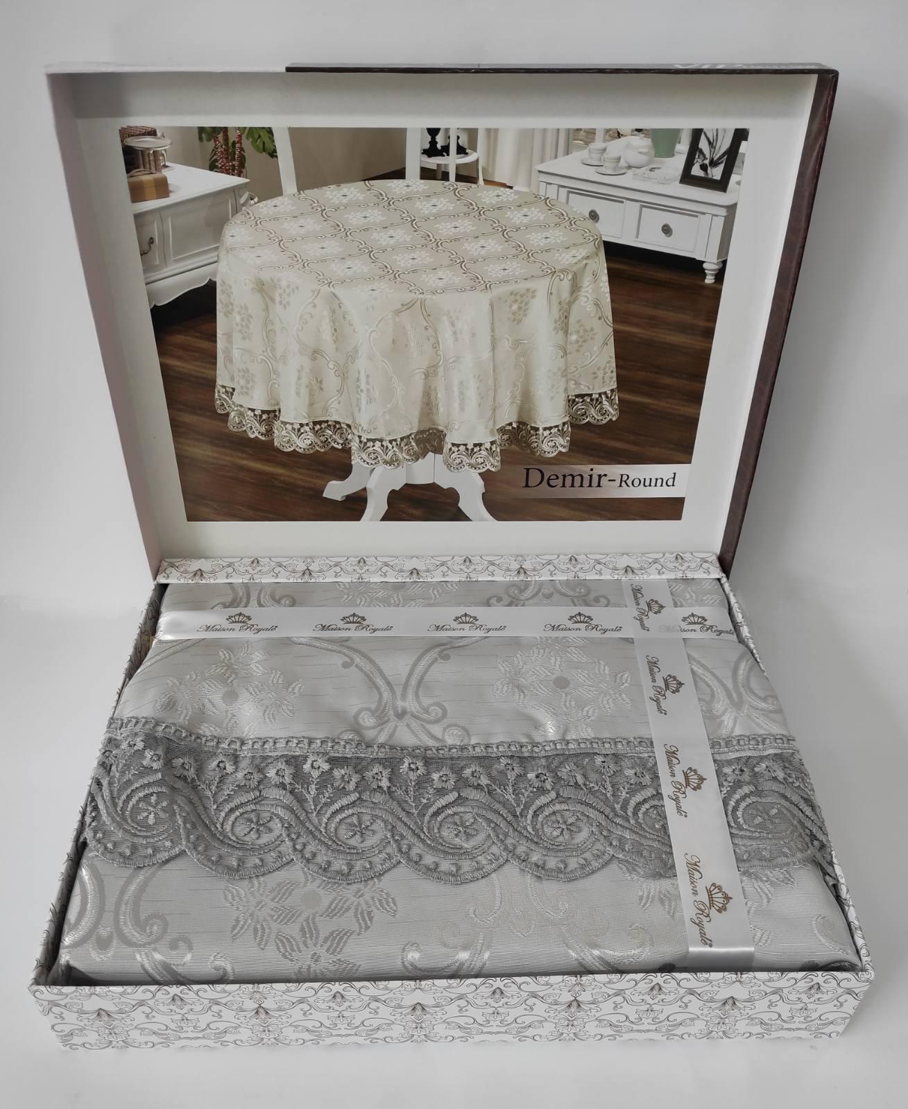Скатерть Maison Royale 160 круг Demir Gri (CN6866)