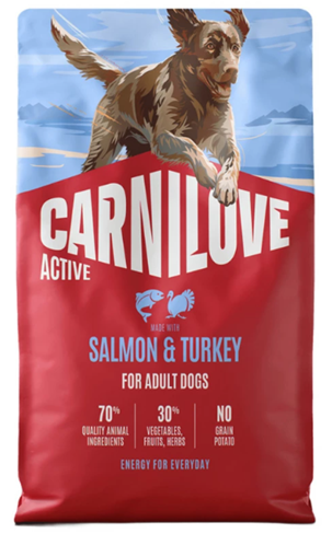 Корм сухой Carnilove Active Salmon & Turkey для собак лосось и индейка 12 кг