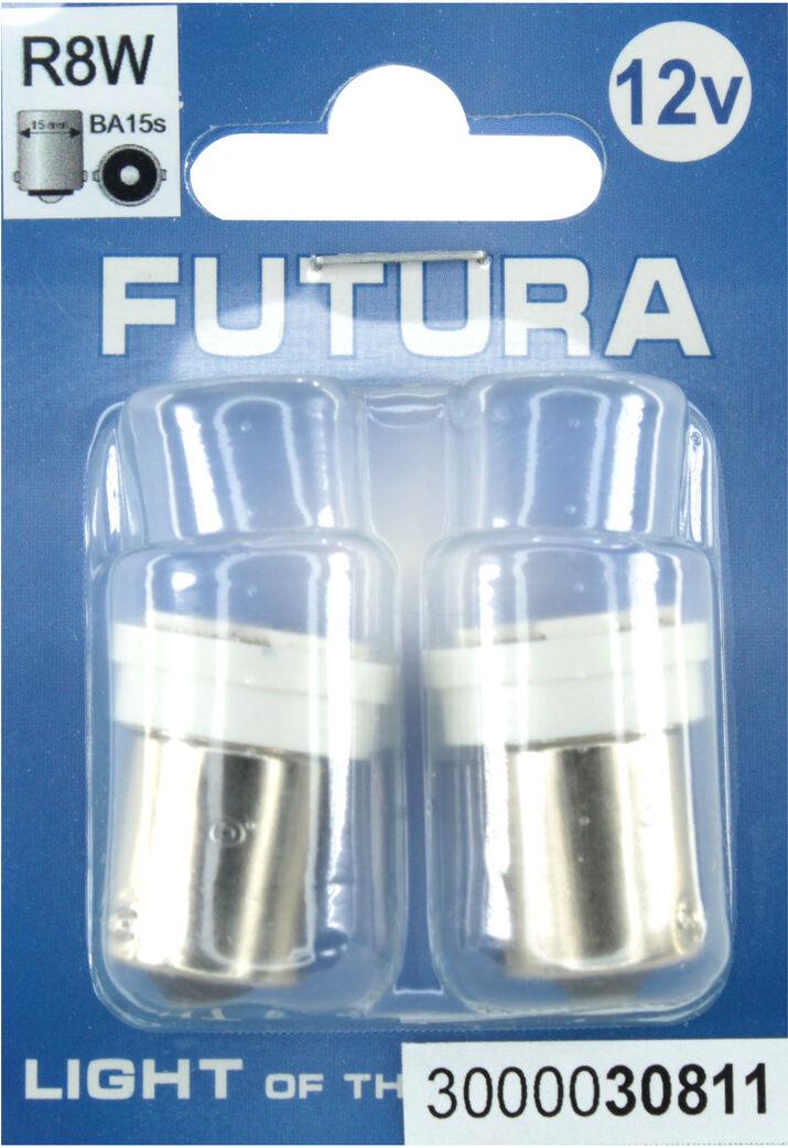 Лампочка FUTURA Груша LED SMD 12V 24 диода R10W BA15s 2 шт. Белый (71811)
