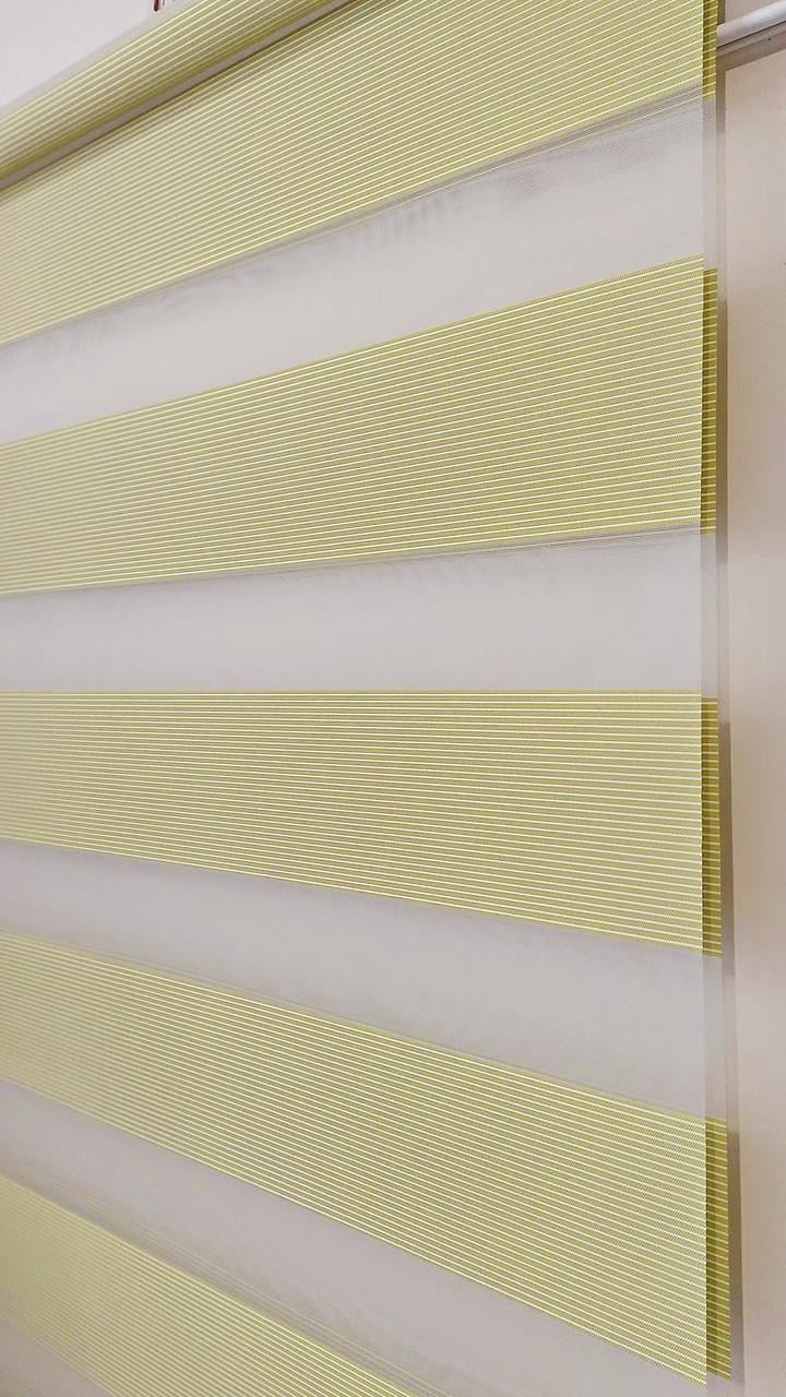 Рулонная штора день-ночь Miranda ВМ-2306 105х160 см Зеленый (ВМ-2306-08)