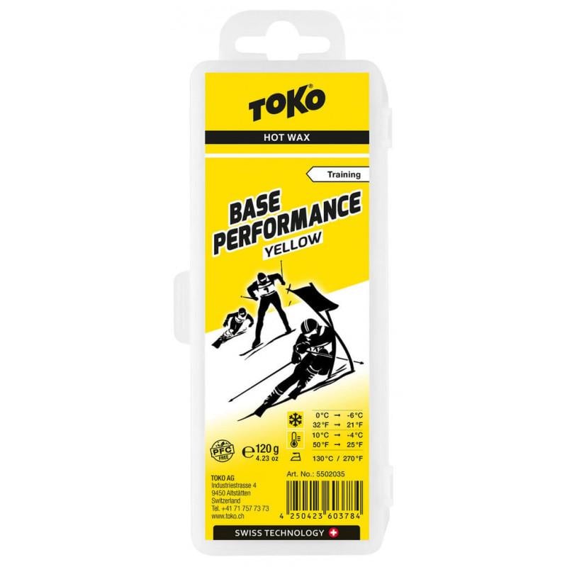 Парафін вуглеводневий Toko Base Performance 120г Yellow (1052-550 2035)