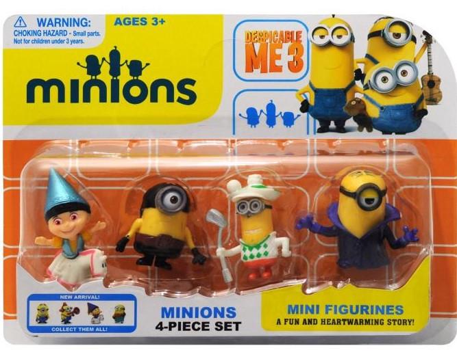 Набор фигурок Minions 4 шт. (2191990589)