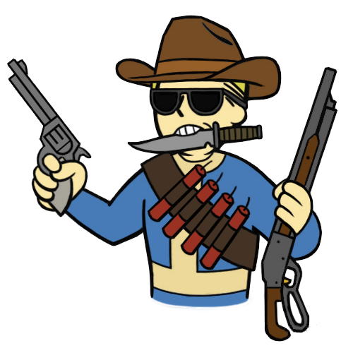 Наклейка для авто Ковбой для капота/стекла 15x15 см (Н019-S)