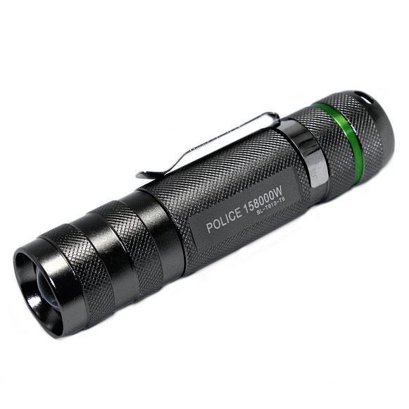Фонарь ручной BL-613-T6 zoom 1x18650 с зажимом 12 V (ABL613-T6)